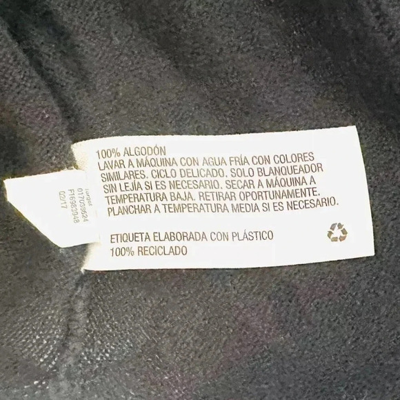 Target Women Long Sleeve Button Down V-Neck Black Cardigan Sweater Size Medium - Picture 9 of 12